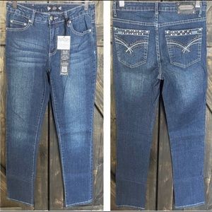 Tru Luxe Madrid Dark Wash Boot Cut Jeans - Size 26/2 NWT